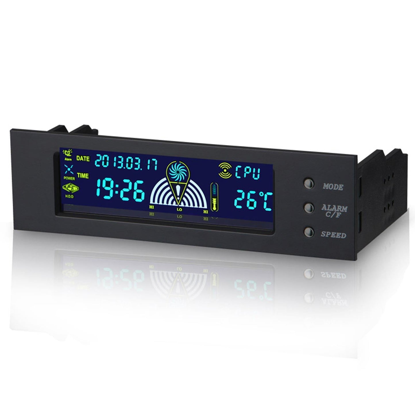 Computer Temperature Display Screen 5.25 inch Front Panel CPU for Chassis