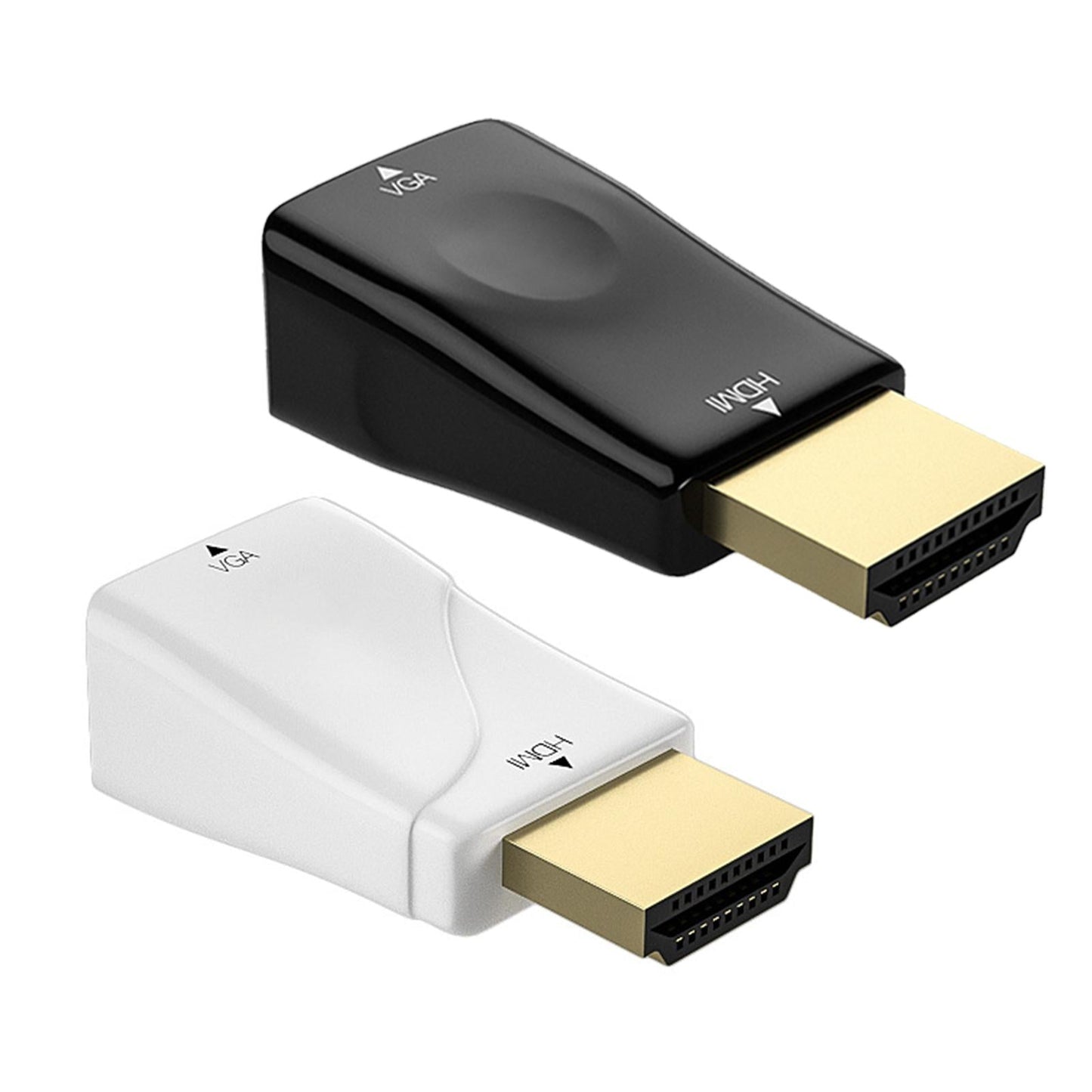 HDMI to VGA High-Performance Monitor Projector Video Converter Adapter Black