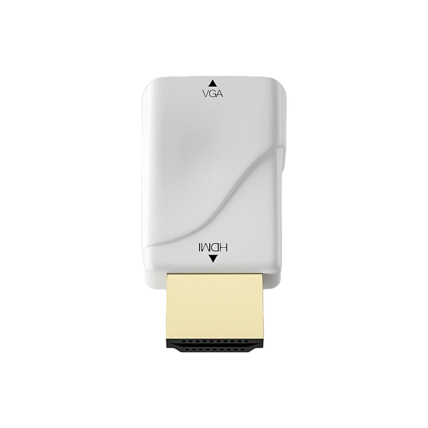 HDMI to VGA High-Performance Monitor Projector Video Converter Adapter White