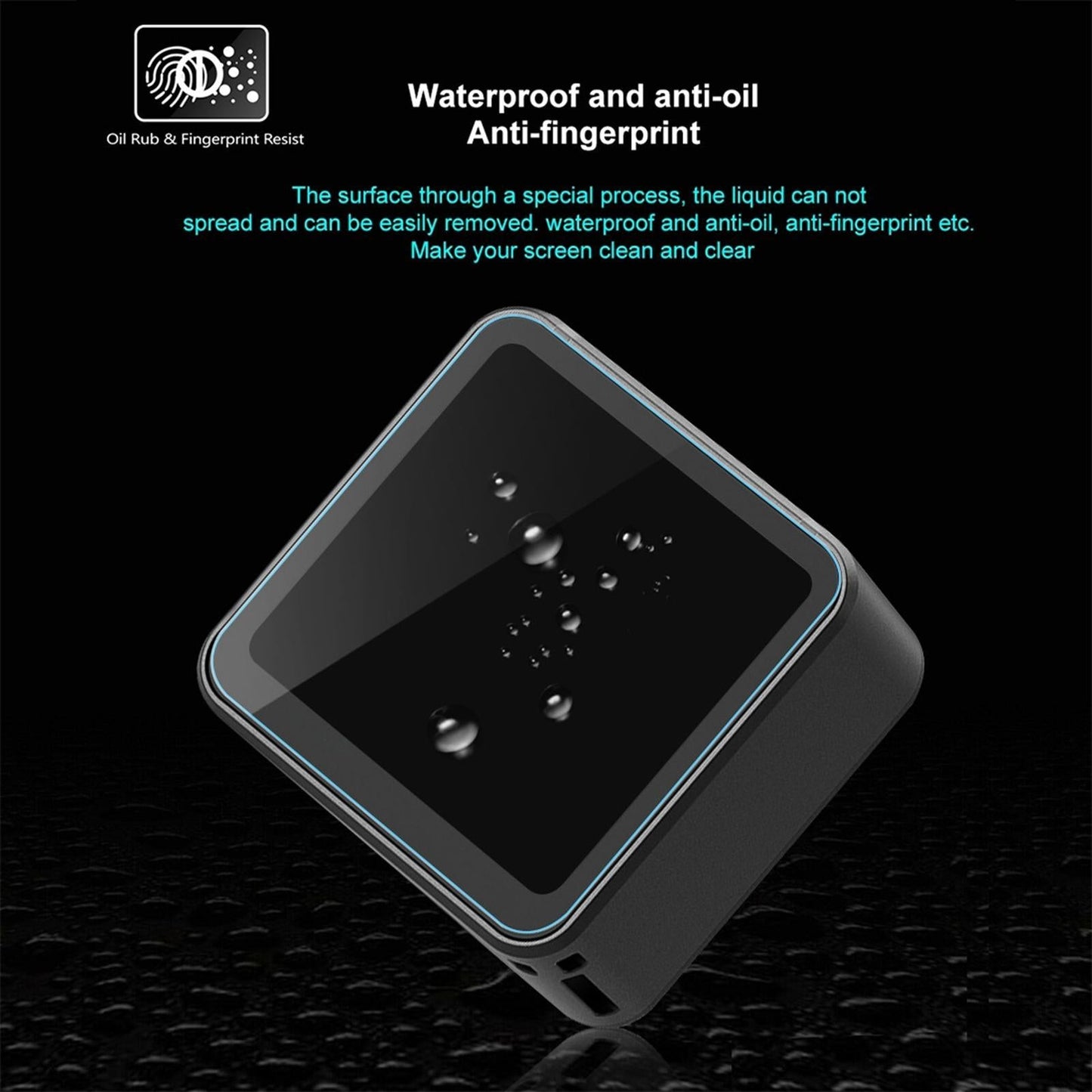 Tempered Glass Screen Protector Film Lens and Dual-Screen for DJI Action 2