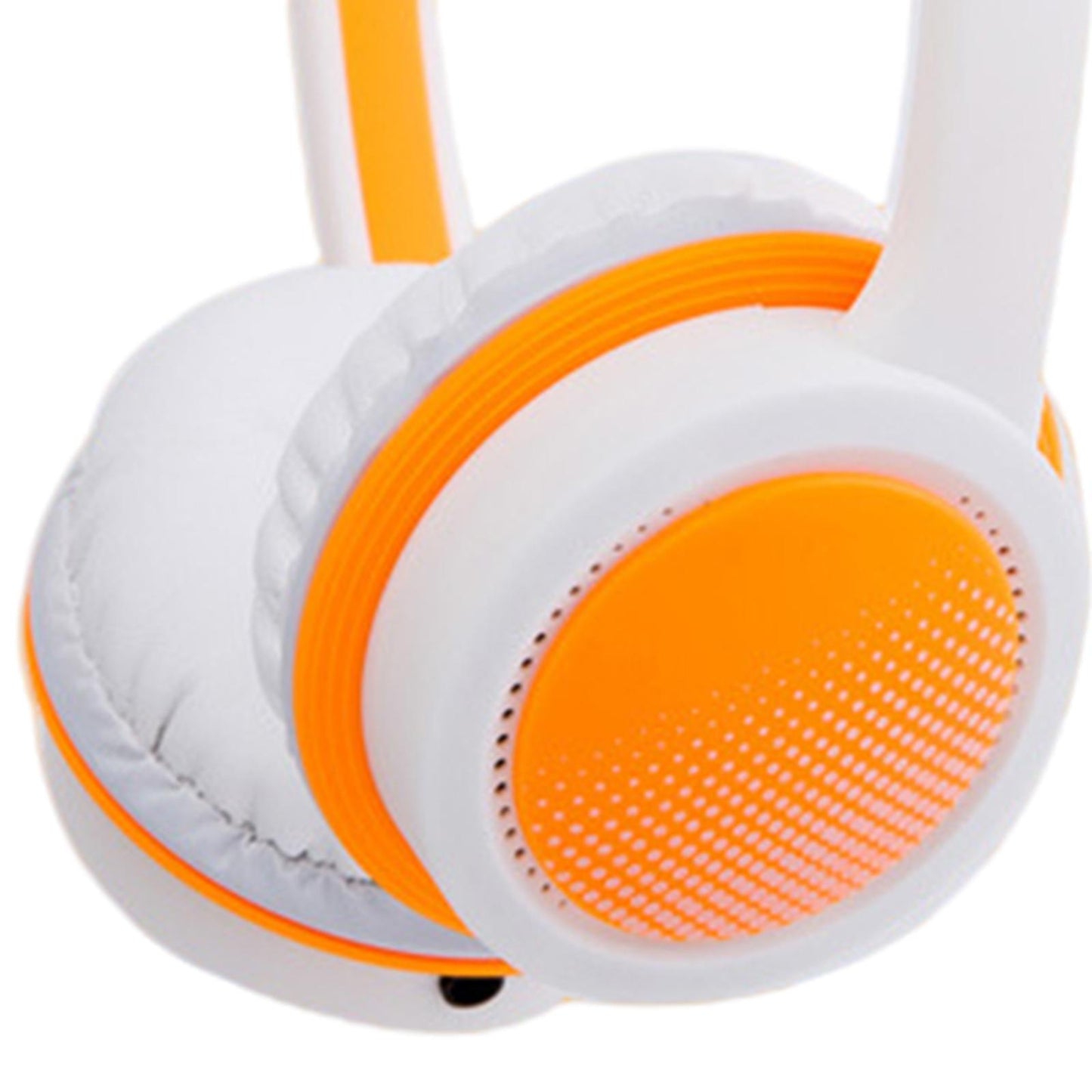 Wired Headphones Kids Headphones Computer Tablet Child Earphone Orange