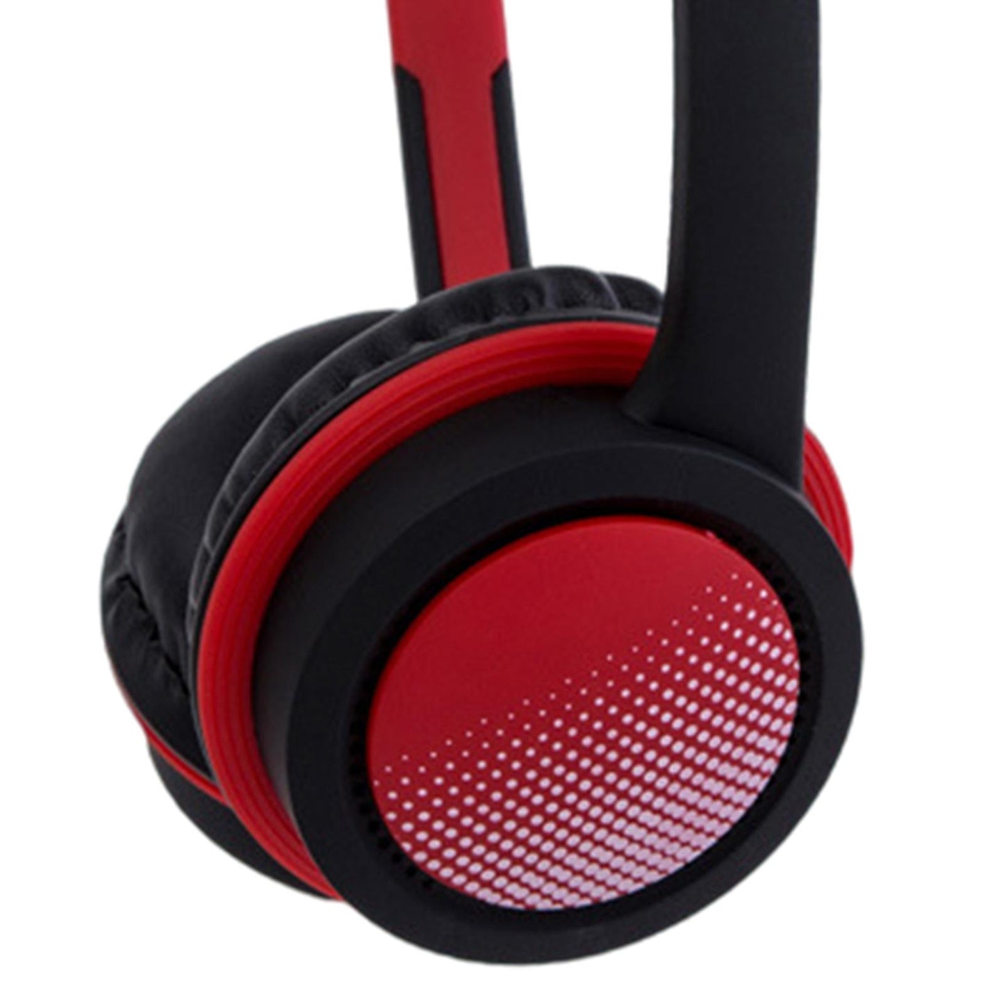 Wired Headphones Kids Headphones Computer Tablet Child Earphone Black Red