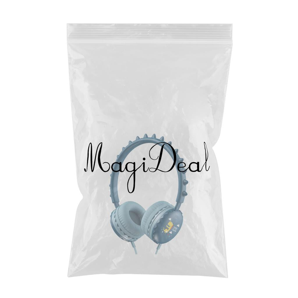 Kids Wired Headphones Over Ear Lightweight Portable for Child blue