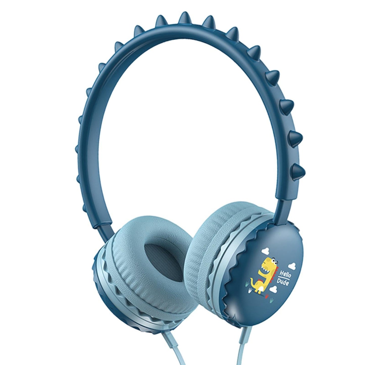 Kids Wired Headphones Over Ear Lightweight Portable for Child blue