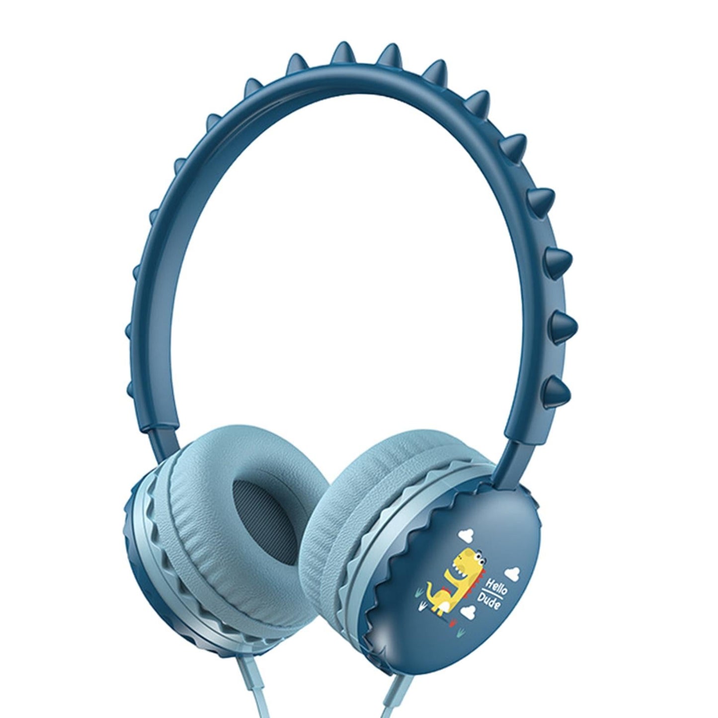 Kids Wired Headphones Over Ear Lightweight Portable for Child blue
