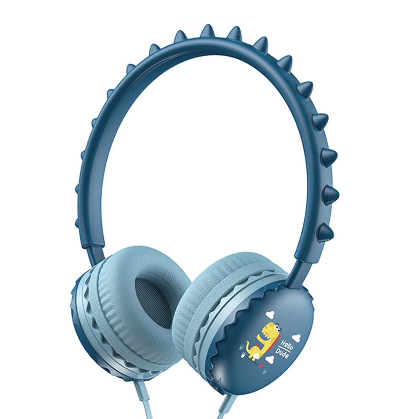 Kids Wired Headphones Over Ear Lightweight Portable for Child blue