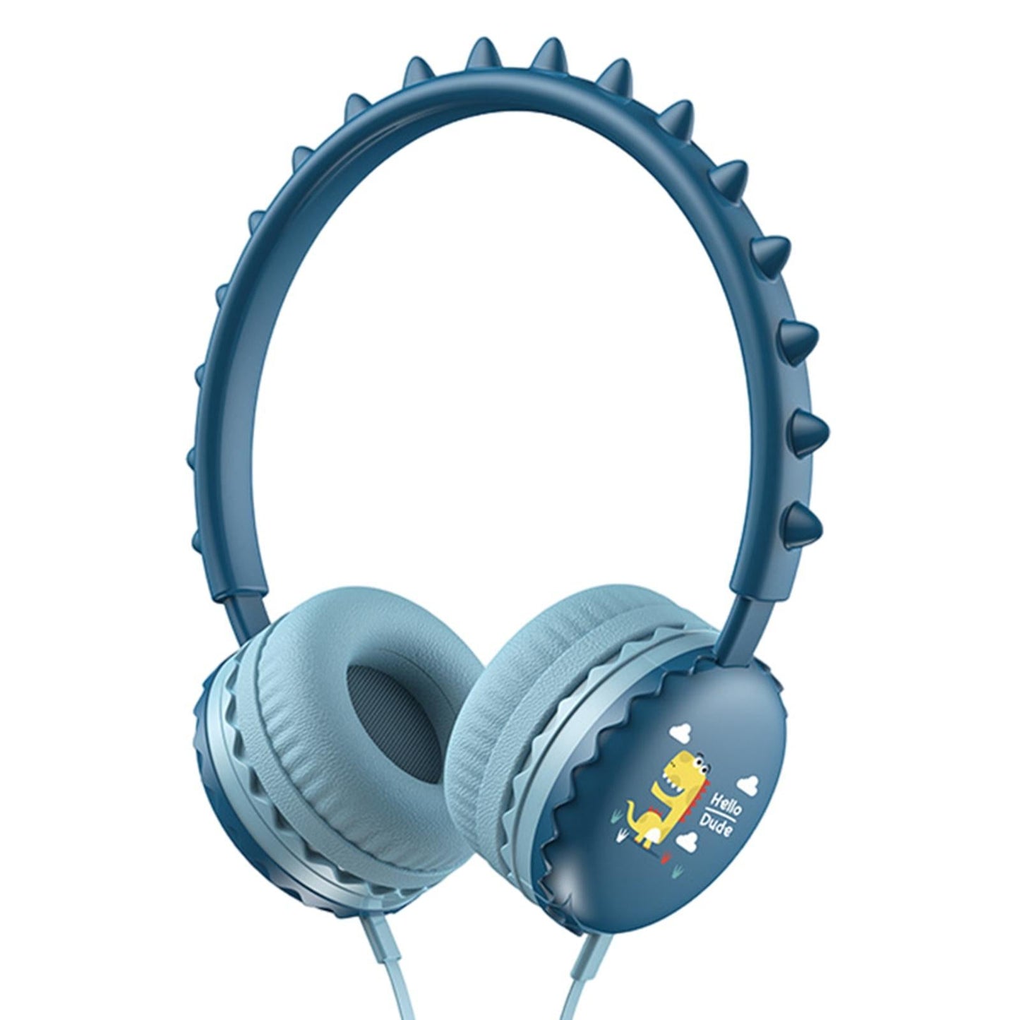 Kids Wired Headphones Over Ear Lightweight Portable for Child blue