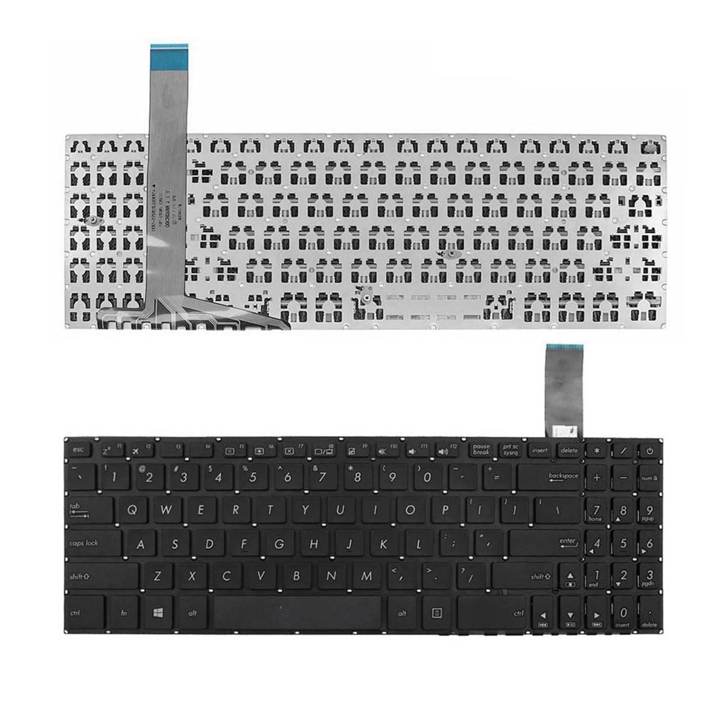 US Layout Replacement Keyboard Without Frame for ASUS YX570 YX570UD YX570DD