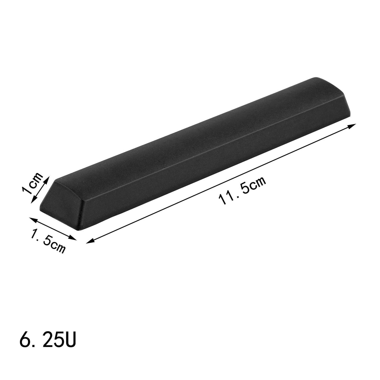 6.25U Spacebar Keycaps Colourful for Logitech Mechanical Keyboards Gamer Black