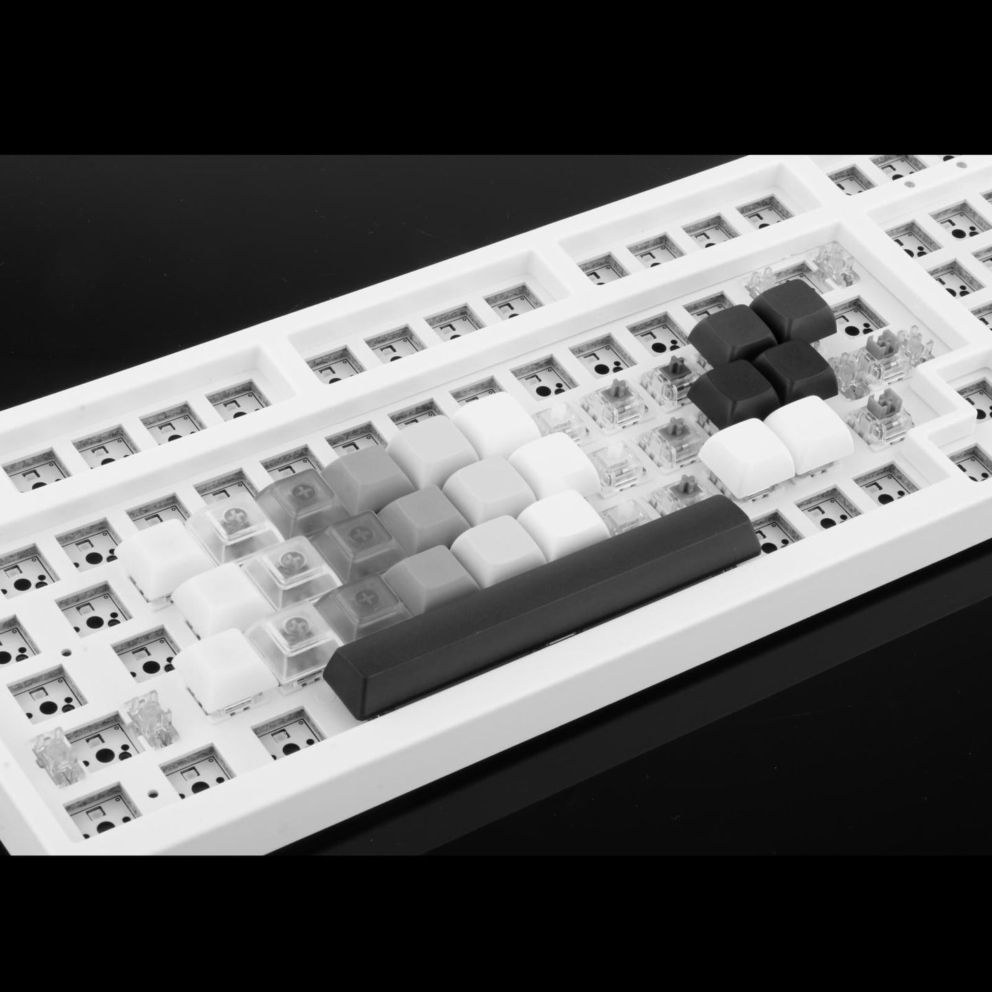 6.25U Spacebar Keycaps Colourful for Logitech Mechanical Keyboards Gamer Black