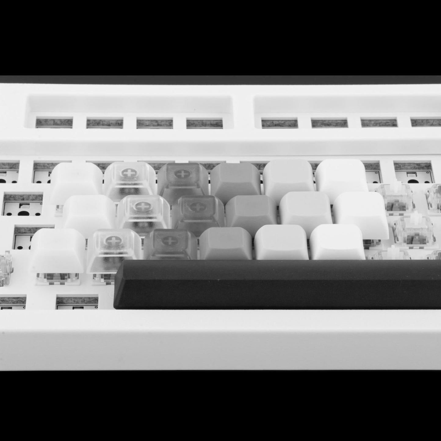 6.25U Spacebar Keycaps Colourful for Logitech Mechanical Keyboards Gamer Black