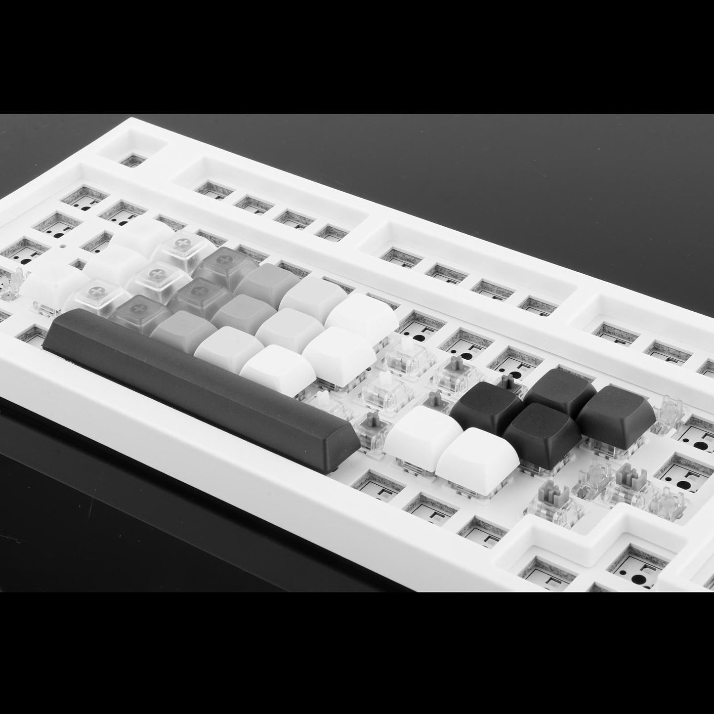 6.25U Spacebar Keycaps Colourful for Logitech Mechanical Keyboards Gamer Black