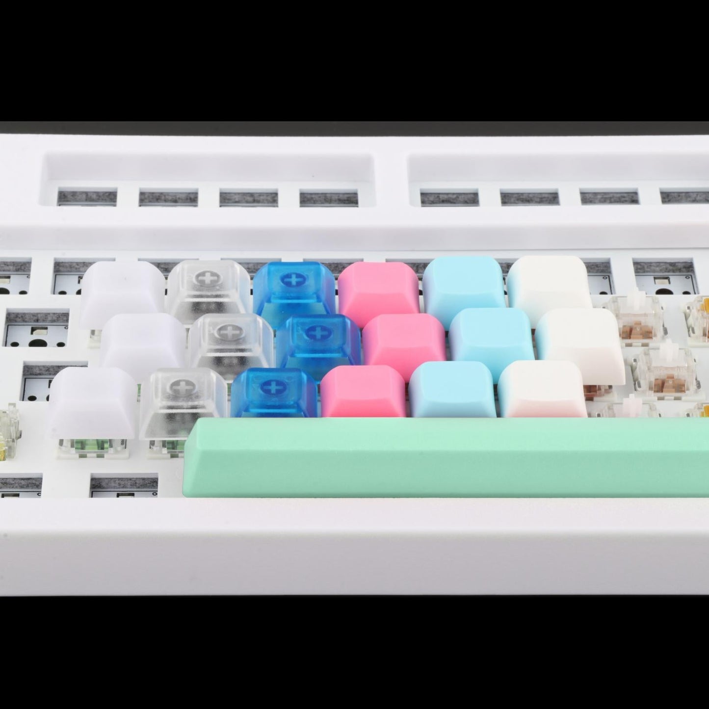 6.25U Spacebar Keycaps Colourful for Logitech Mechanical Keyboards Gamer Light Green