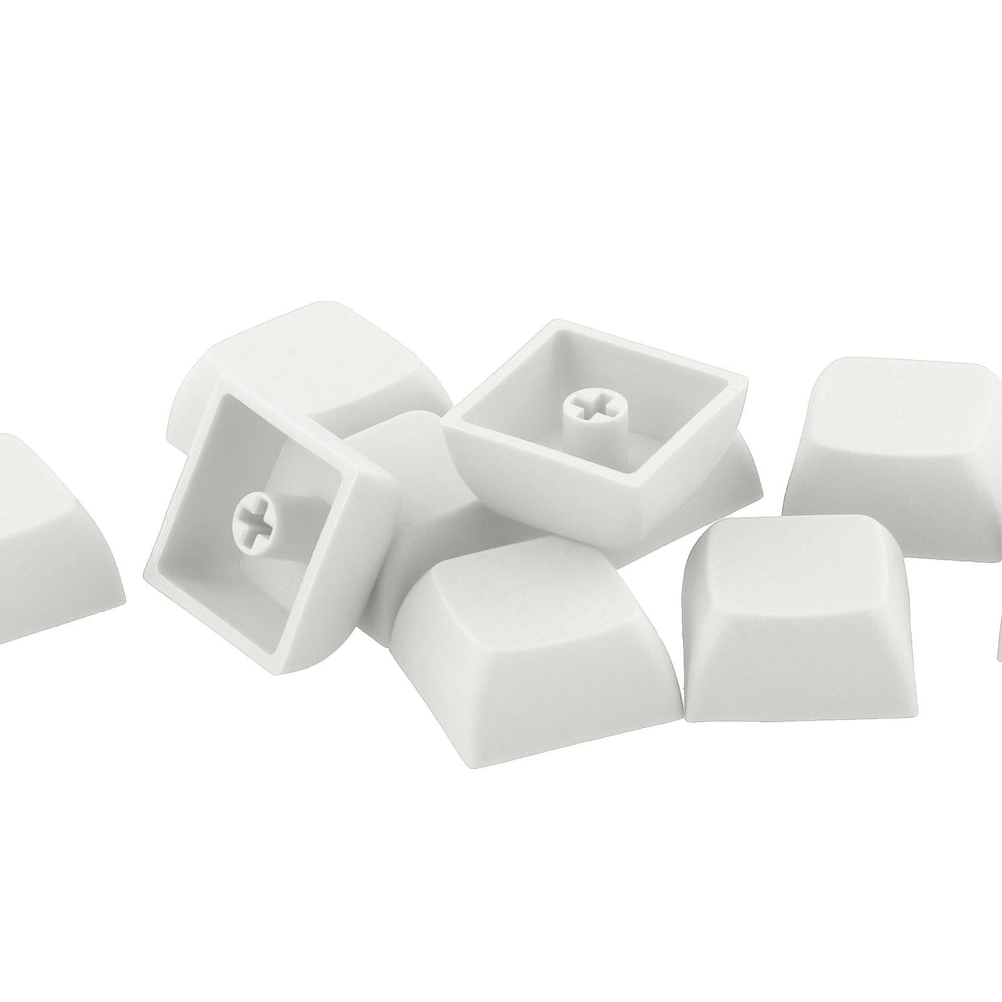 10x PBT Keycaps Set DIY Replacement Parts Game Lovers for CHERRY MX Switches Light Gray