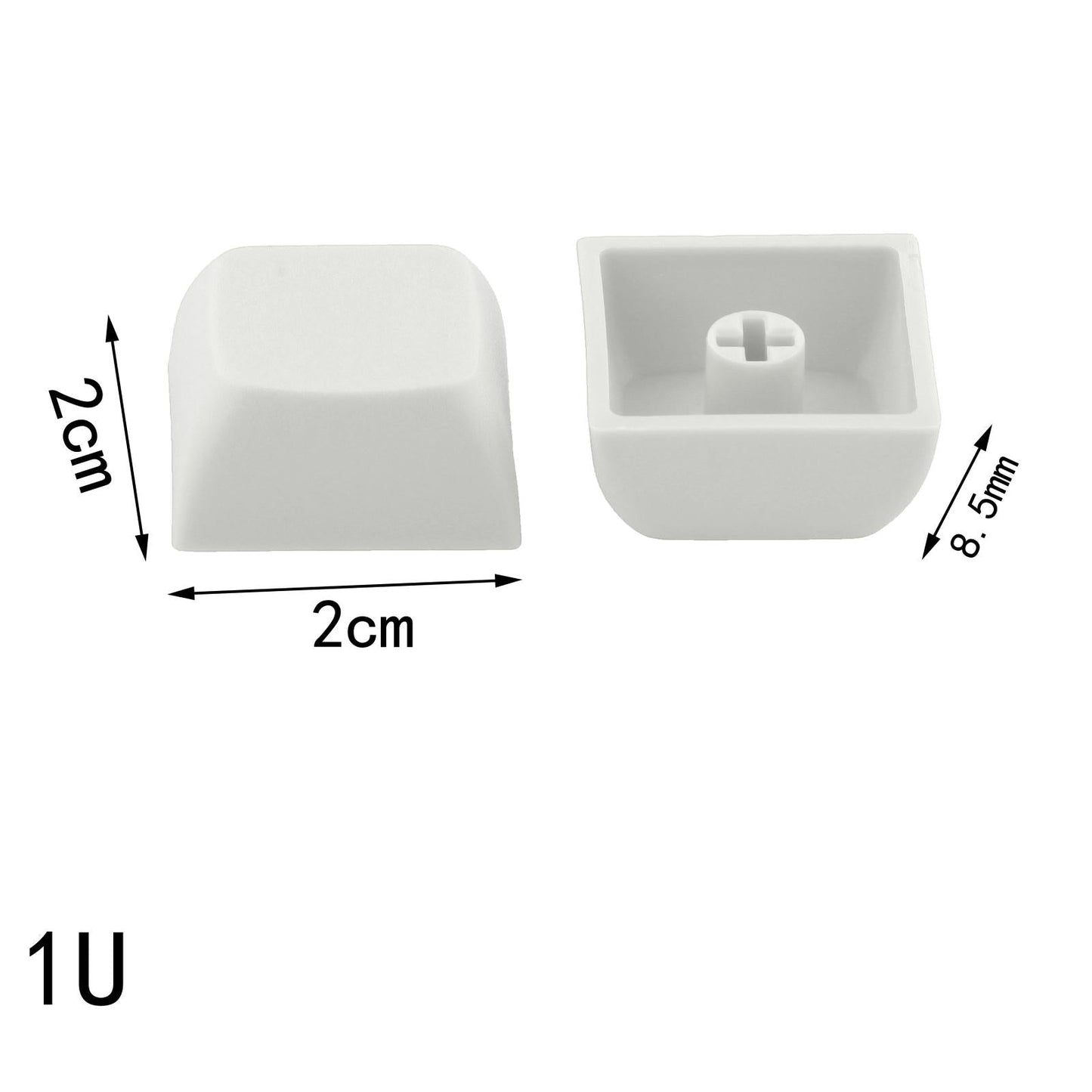 10x PBT Keycaps Set DIY Replacement Parts Game Lovers for CHERRY MX Switches Light Gray