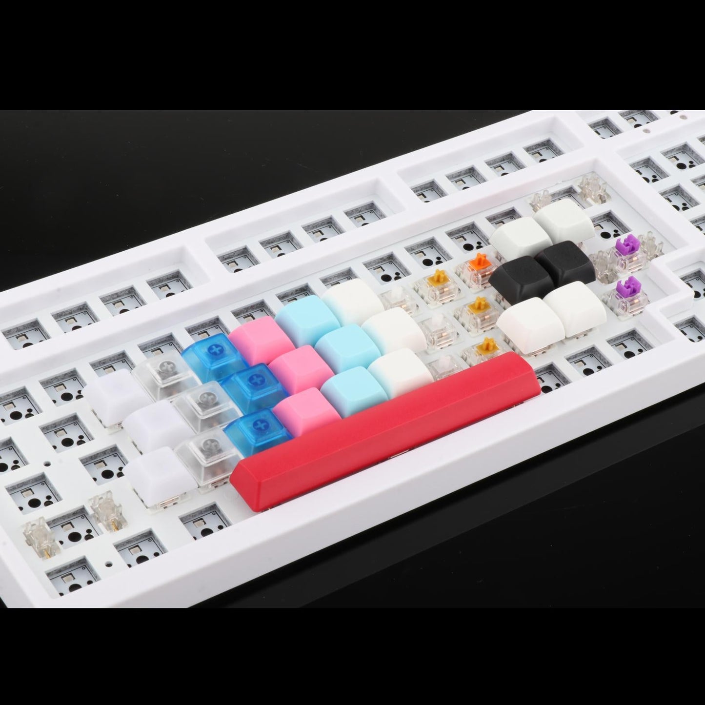 10x PBT Keycaps Set DIY Replacement Parts Game Lovers for CHERRY MX Switches Light Gray