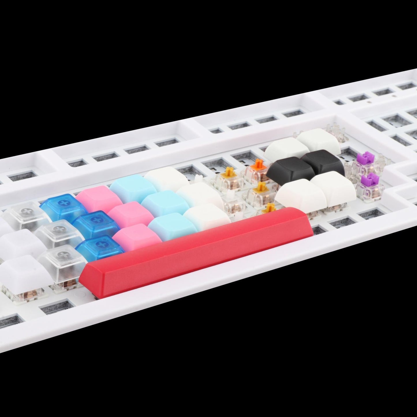 10x PBT Keycaps Set DIY Replacement Parts Game Lovers for CHERRY MX Switches Light Gray