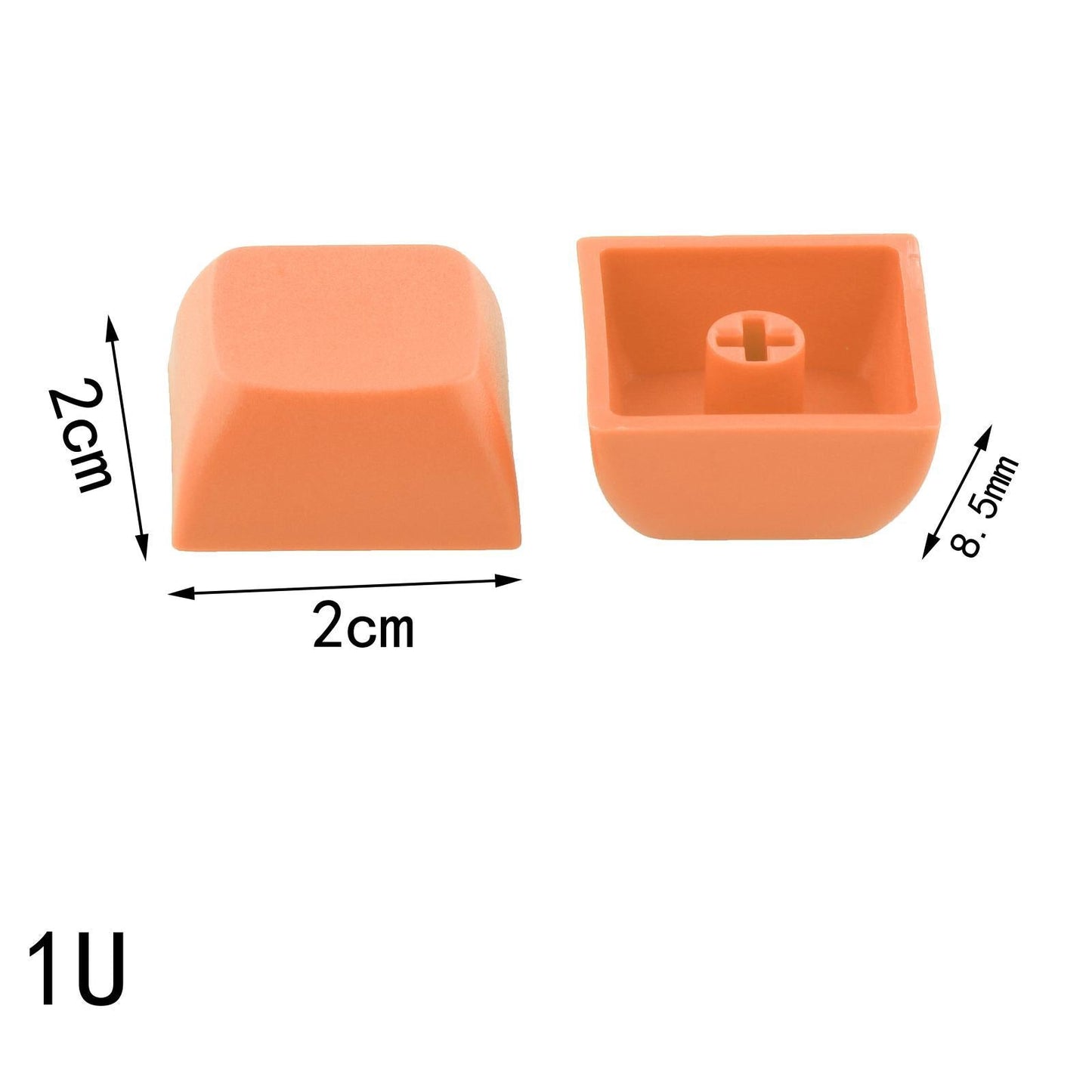 10x PBT Keycaps Set DIY Replacement Parts Game Lovers for CHERRY MX Switches Dark Orange