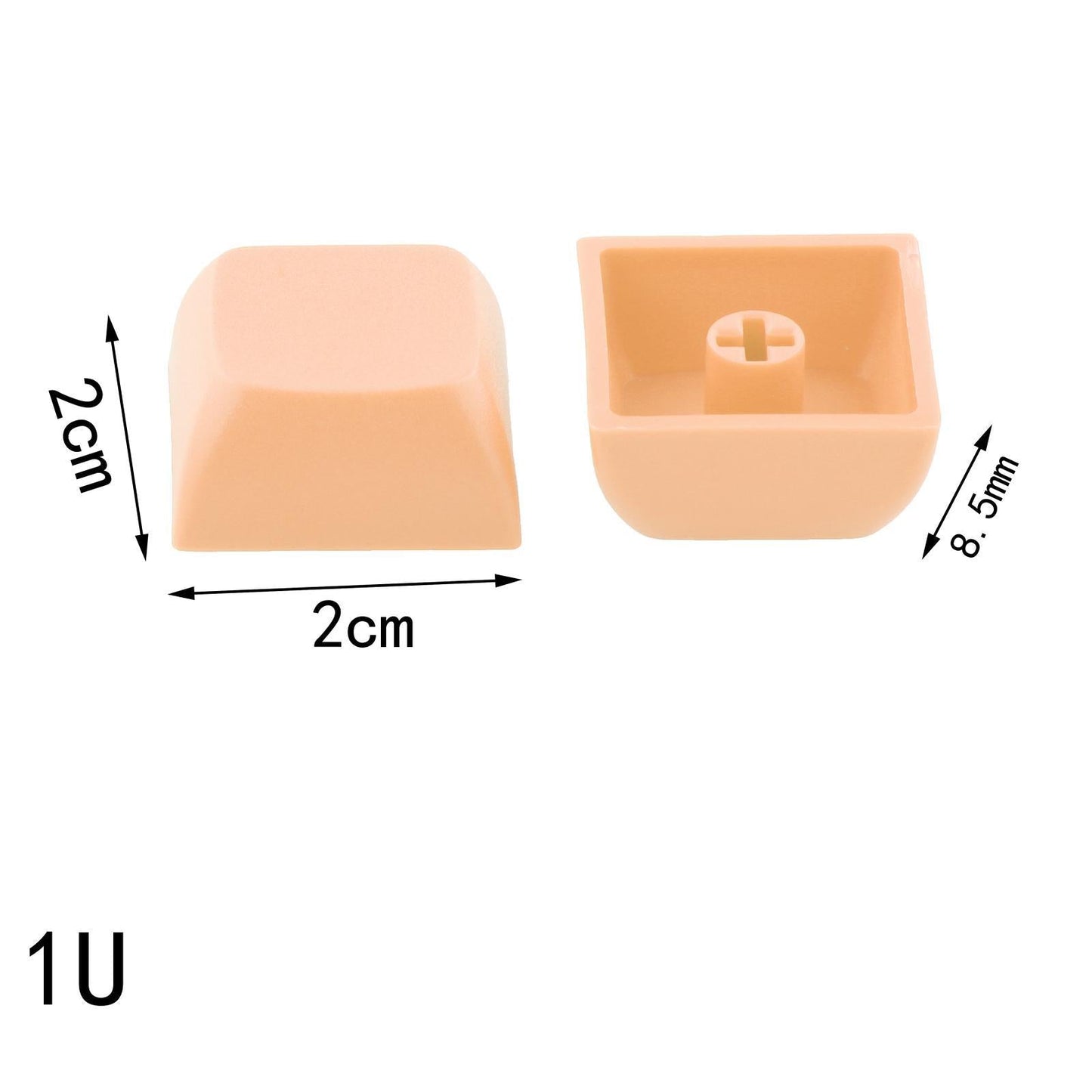 10x PBT Keycaps Set DIY Replacement Parts Game Lovers for CHERRY MX Switches Light Orange