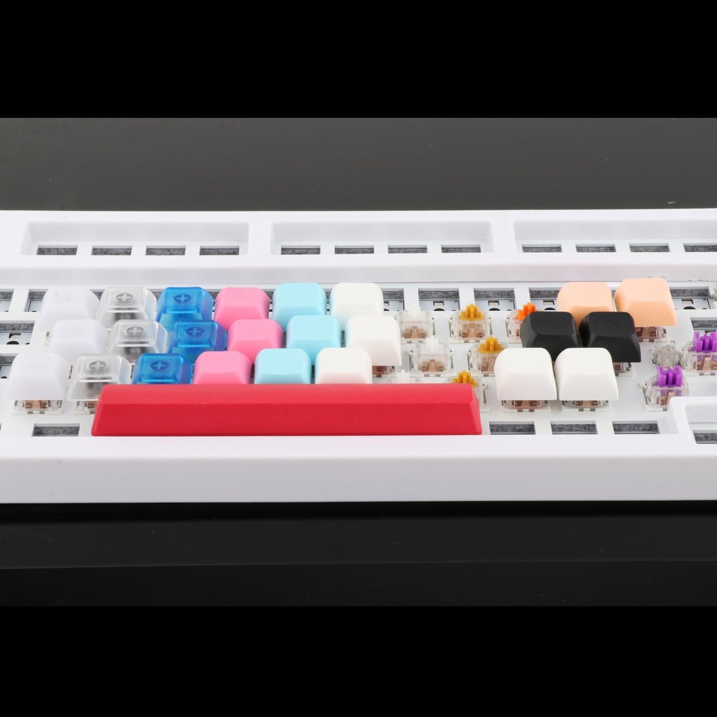 10x PBT Keycaps Set DIY Replacement Parts Game Lovers for CHERRY MX Switches Light Orange