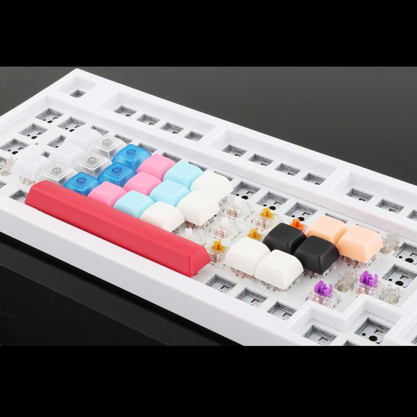 10x PBT Keycaps Set DIY Replacement Parts Game Lovers for CHERRY MX Switches Light Orange