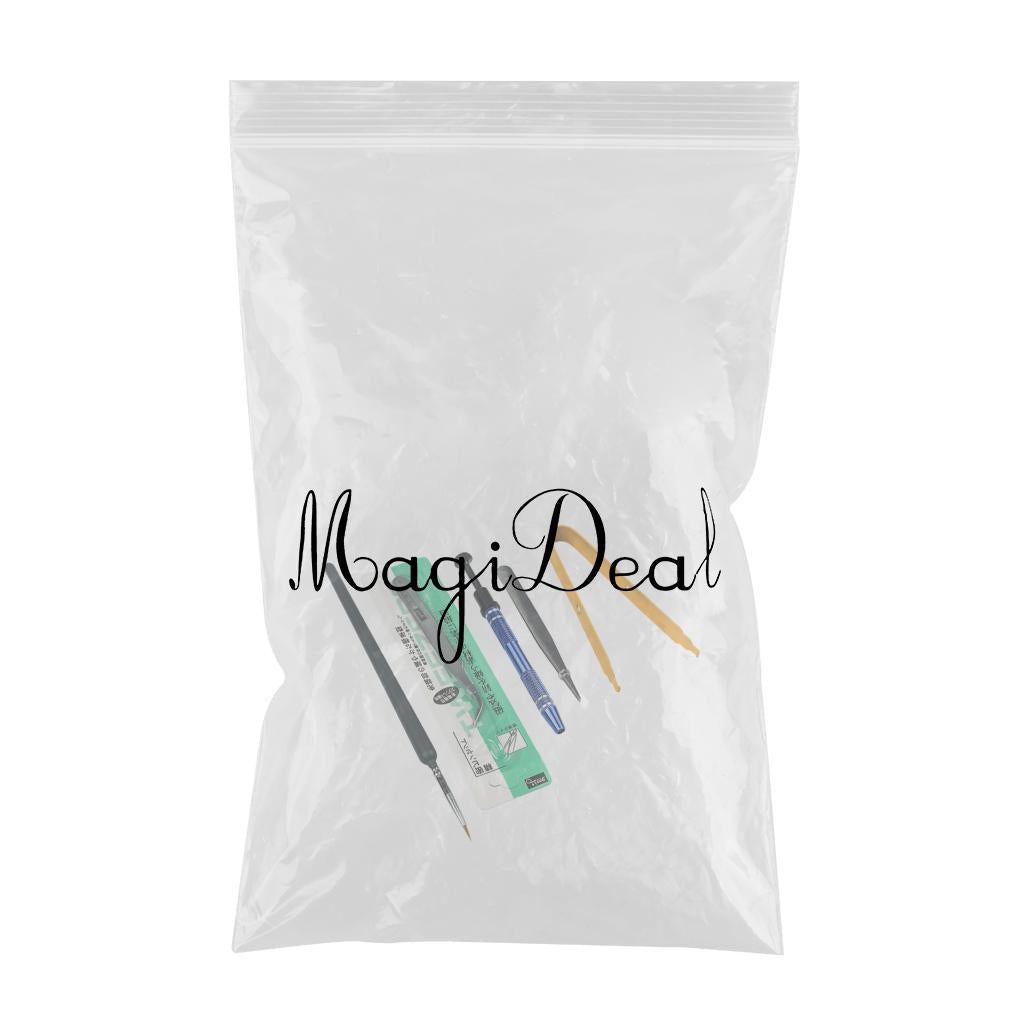 5Pcs Mechanical Keyboard Switch Lube Brushes Tool Kit for Stabilizer yellow