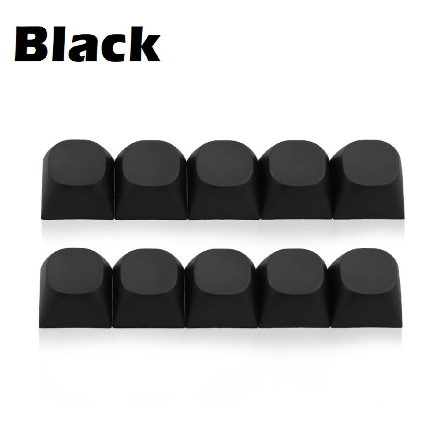PBT Keycaps /MA Profile Ball Shape for All Cherrymx Mechanical Keyboard Black