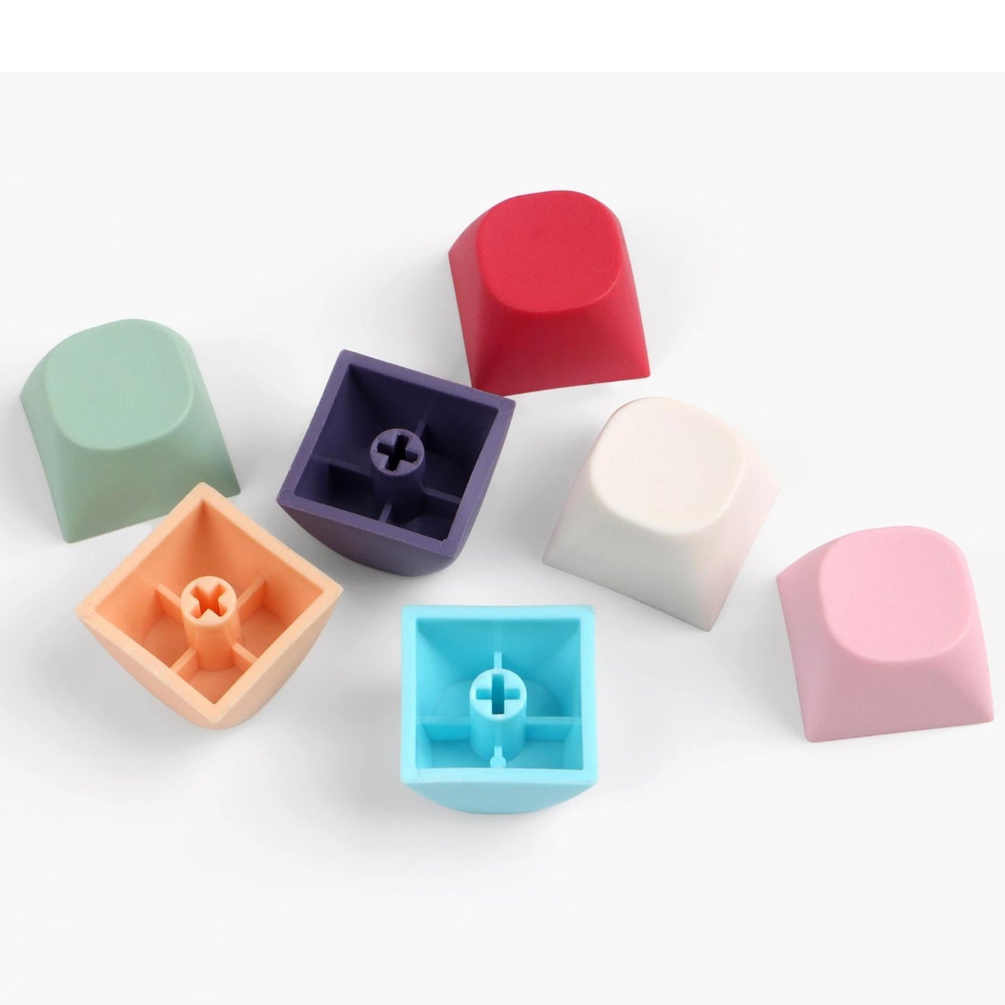 PBT Keycaps /MA Profile Ball Shape for All Cherrymx Mechanical Keyboard White