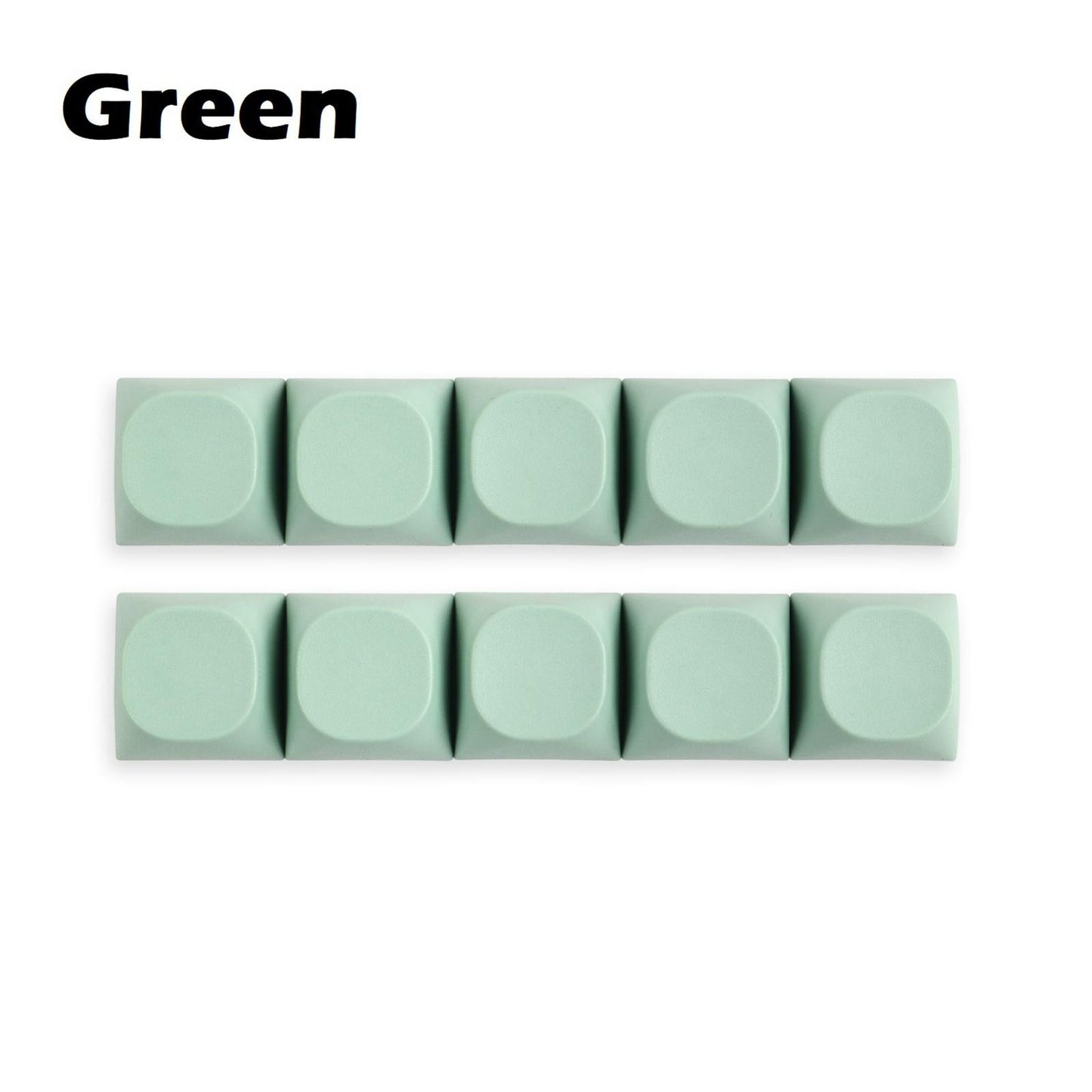 PBT Keycaps /MA Profile Ball Shape for All Cherrymx Mechanical Keyboard Green