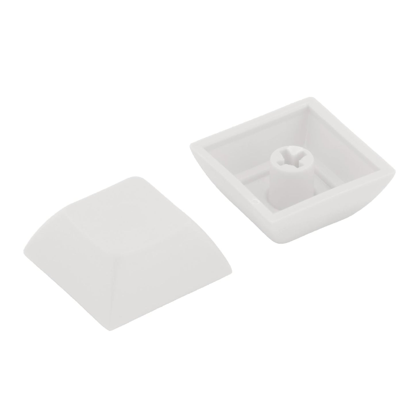 10x 1U Transparent Keycaps Thick PBT for Cherry MX Switches Game Lovers Light Gray