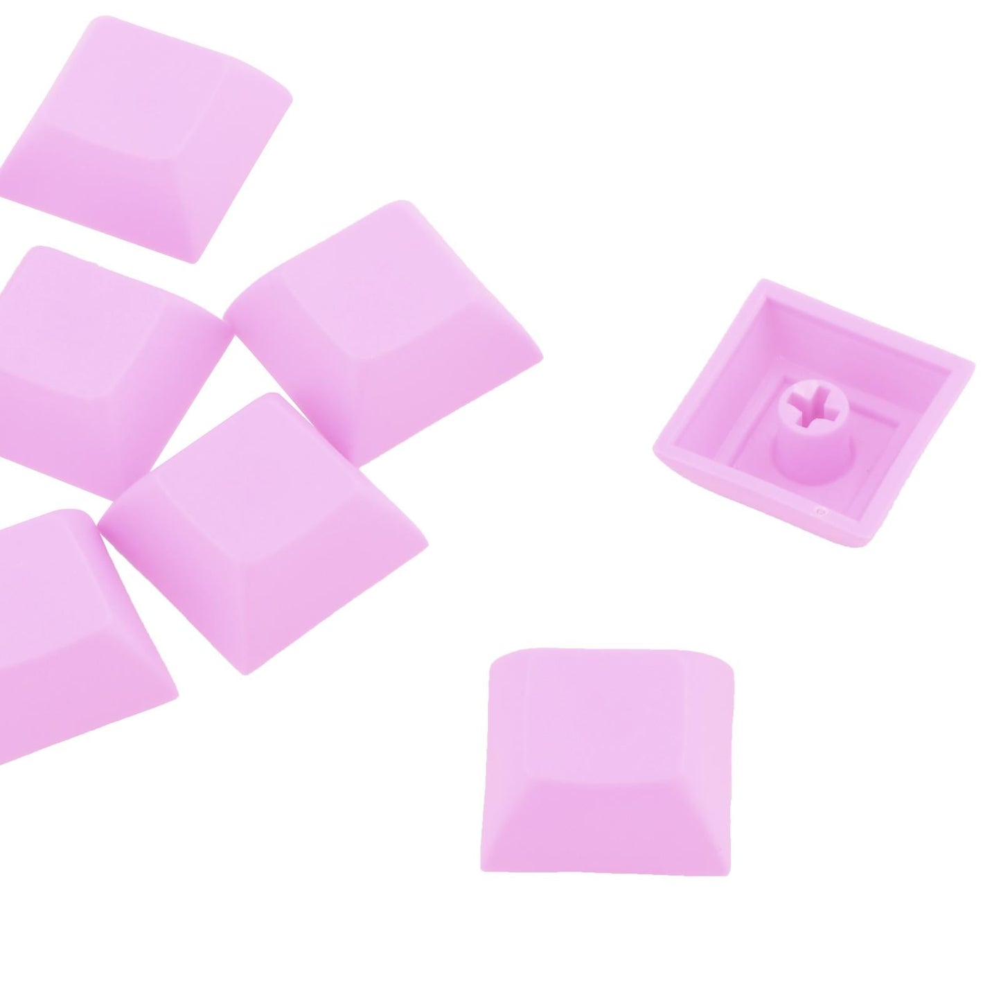10x 1U Transparent Keycaps Thick PBT for Cherry MX Switches Game Lovers Purple