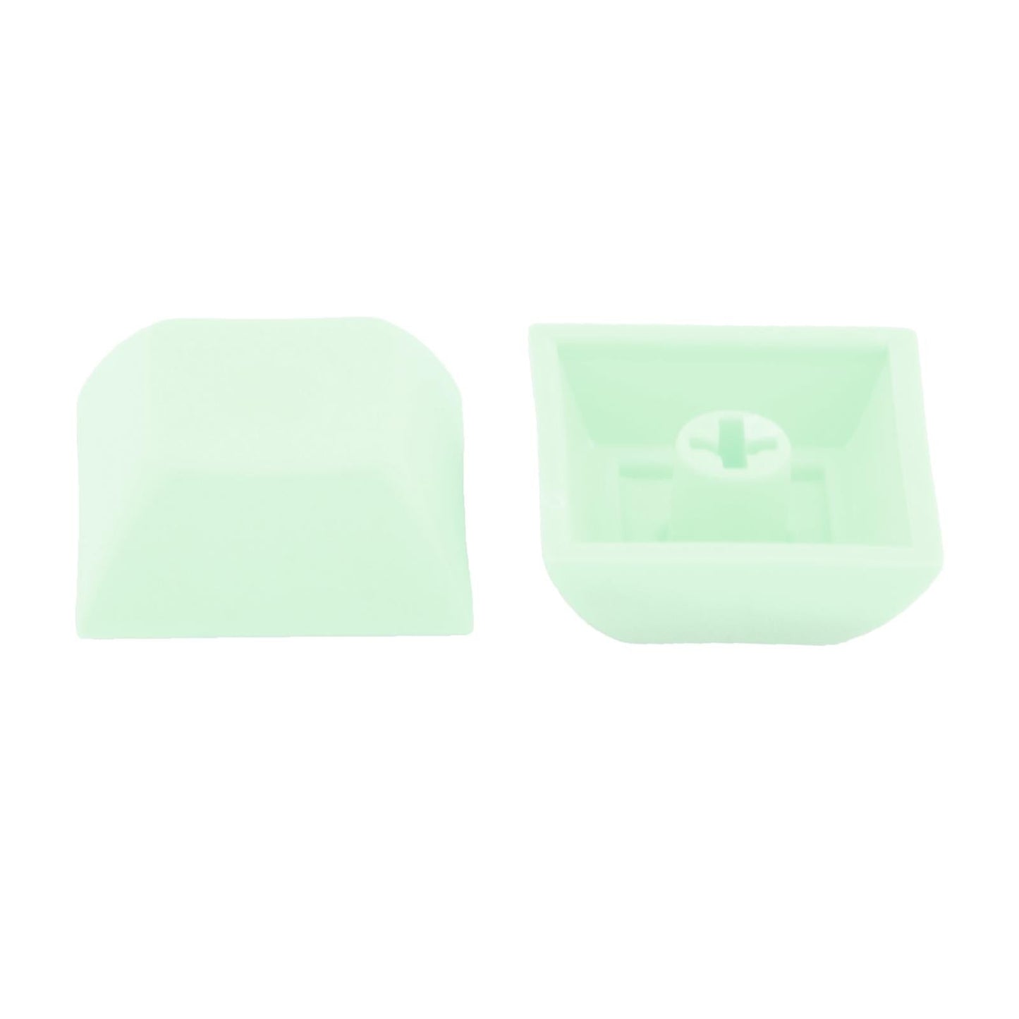 10x 1U Transparent Keycaps Thick PBT for Cherry MX Switches Game Lovers Green