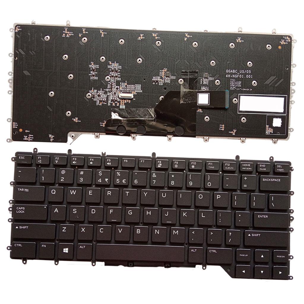 Backlit Keyboard US Layout Black for Dell Alienware M15 R3 R4 M15 R3 0Xjydd