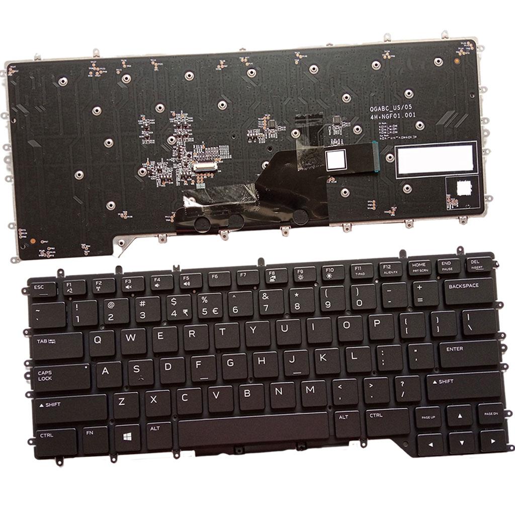 Backlit Keyboard US Layout Black for Dell Alienware M15 R3 R4 M15 R3 0Xjydd