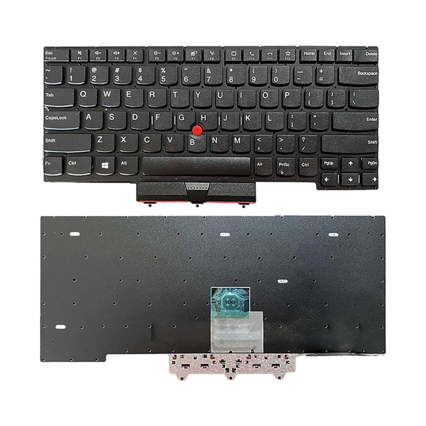 Laptop Keyboard US English for Lenovo Ibm ThinkPad E14 Black Replacement