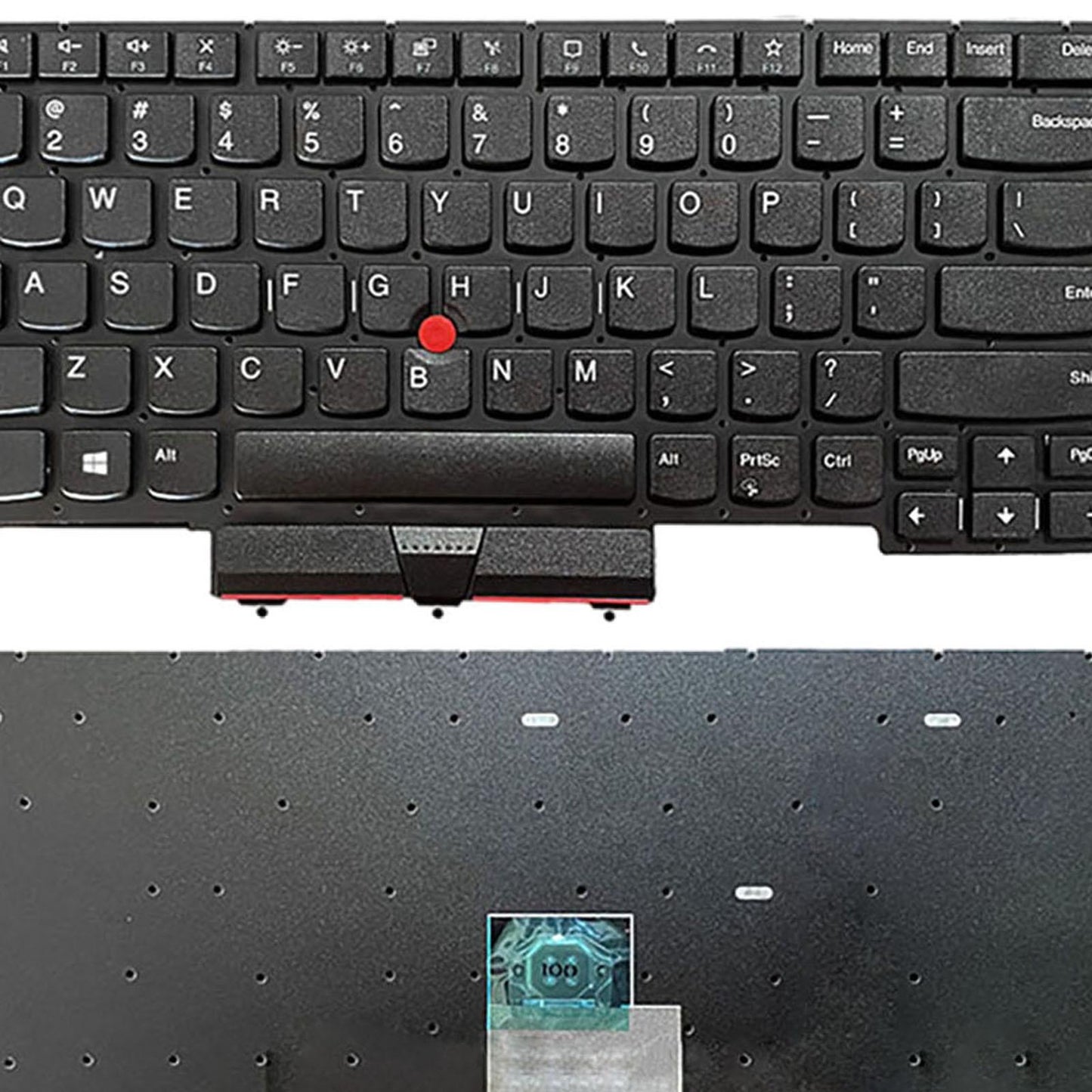 Laptop Keyboard US English for Lenovo Ibm ThinkPad E14 Black Replacement