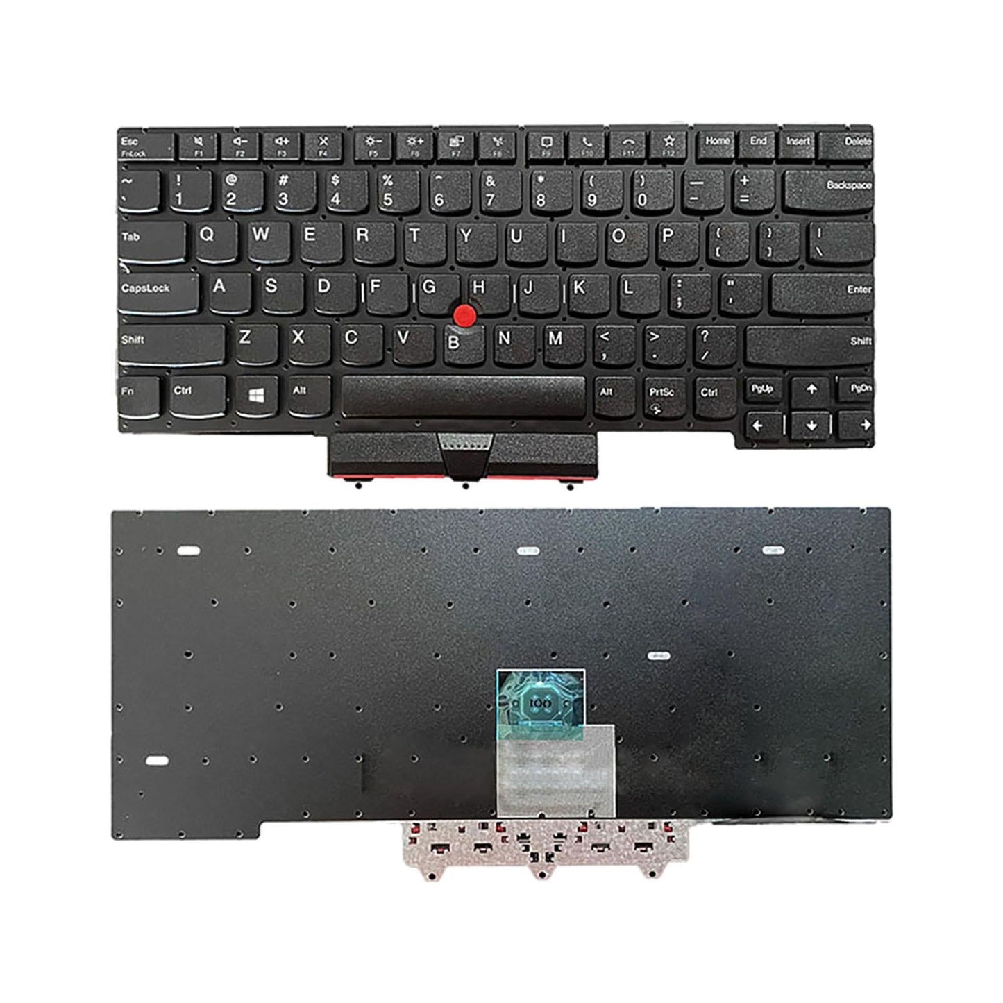 Laptop Keyboard US English for Lenovo Ibm ThinkPad E14 Black Replacement