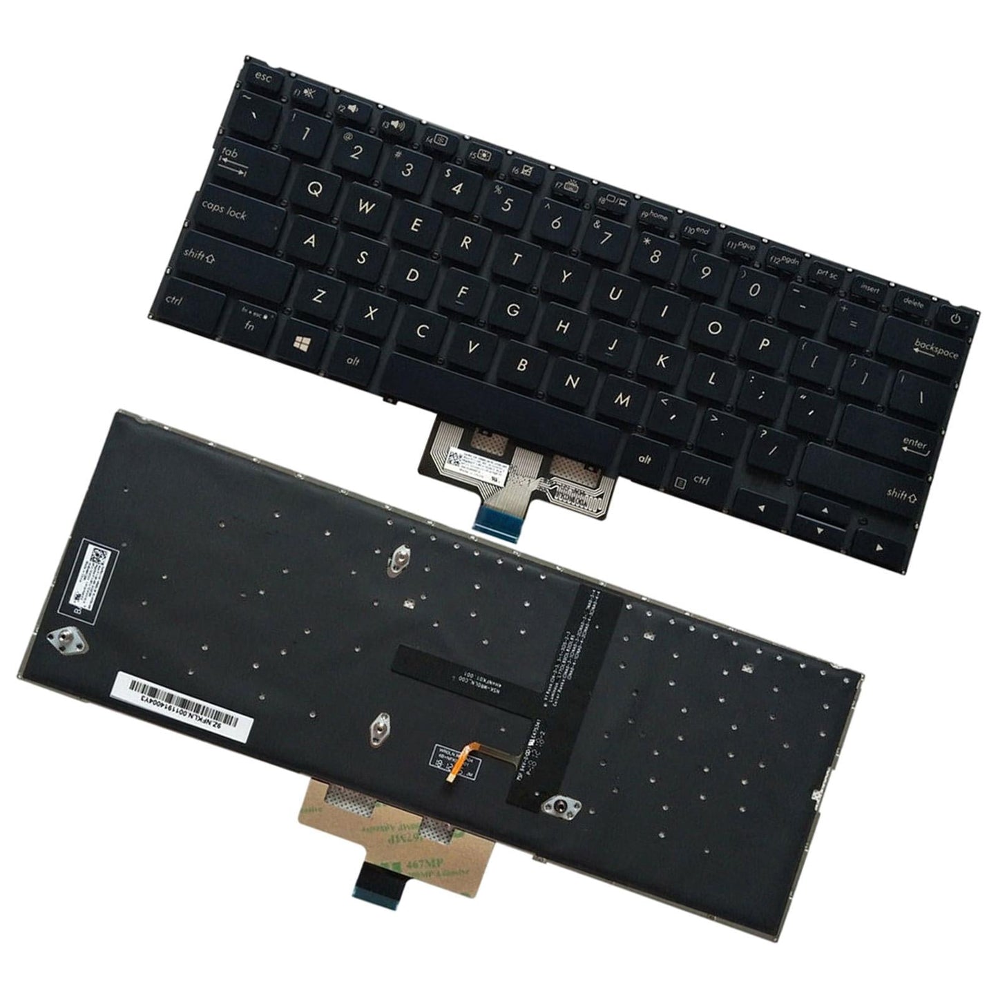 New Backlit Keyboard US English Style for Zenbook 14 UX433 UX433Fa UX433FN"