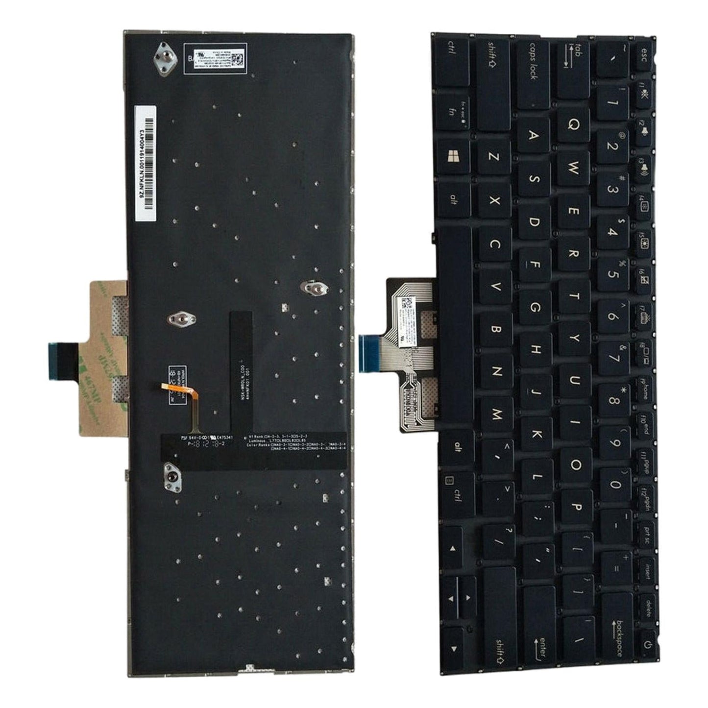 New Backlit Keyboard US English Style for Zenbook 14 UX433 UX433Fa UX433FN"