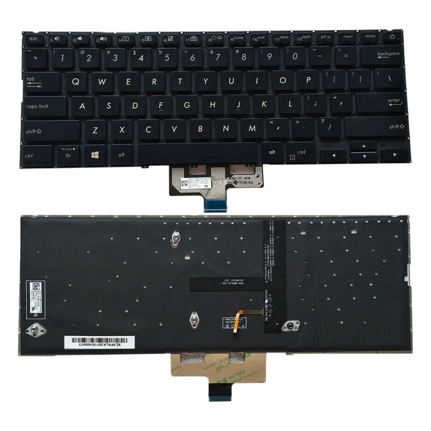 New Backlit Keyboard US English Style for Zenbook 14 UX433 UX433Fa UX433FN"