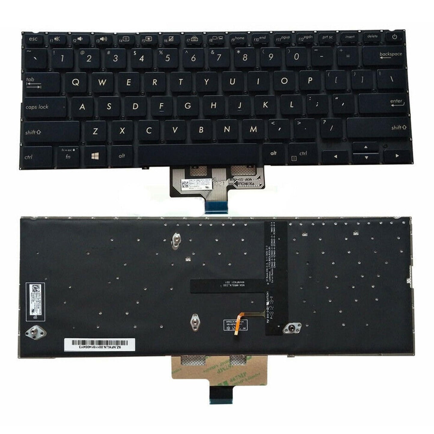 New Backlit Keyboard US English Style for Zenbook 14 UX433 UX433Fa UX433FN"