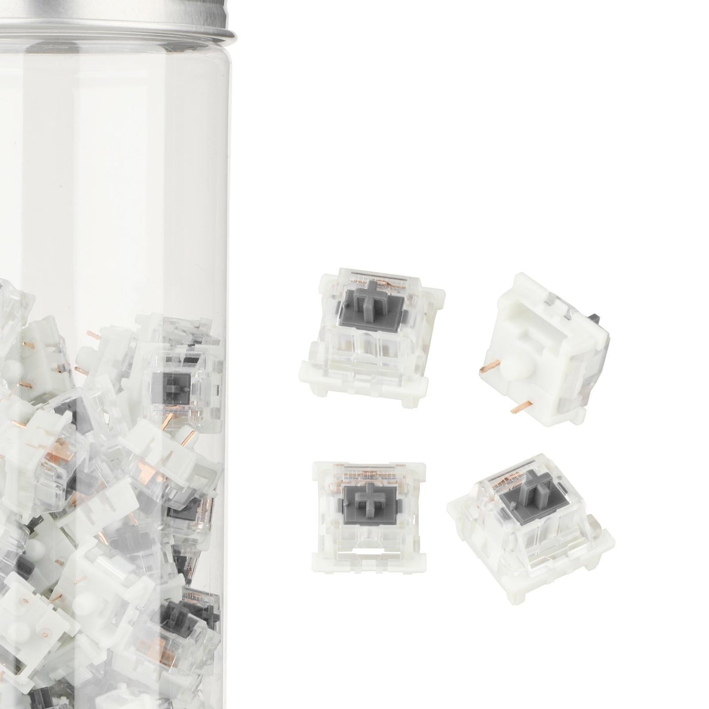 Mechanical Keyboard Switches for MX Switch Keyboard Beginner Enthusiast Silver 70