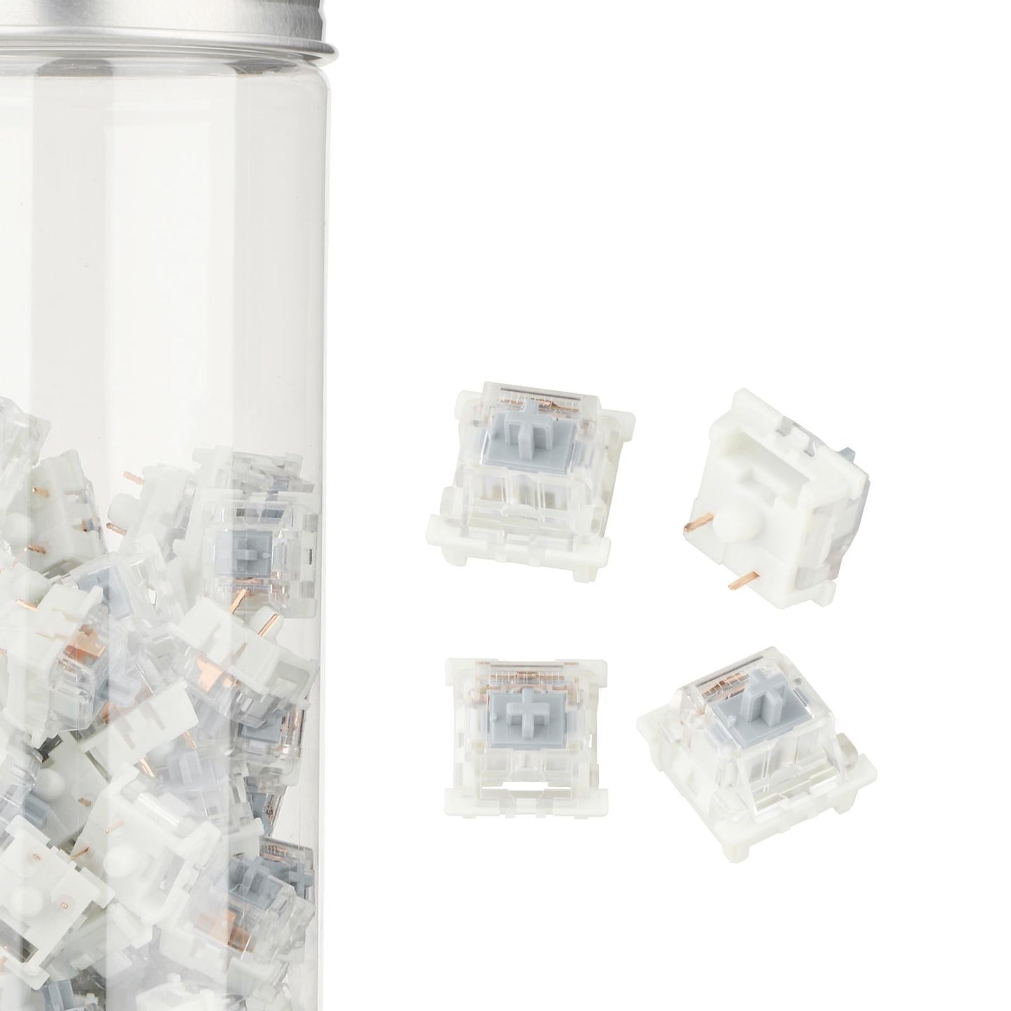 Mechanical Keyboard Switches for MX Switch Keyboard Beginner Enthusiast Silent Gray 70