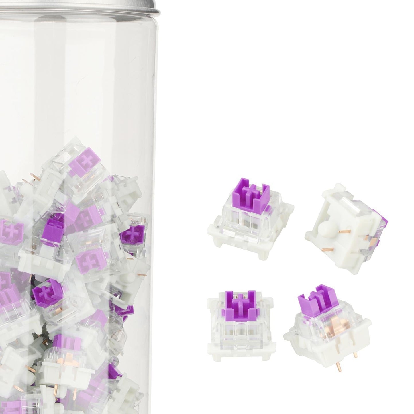 Mechanical Keyboard Switches for MX Switch Keyboard Beginner Enthusiast Dustproof Purple 70