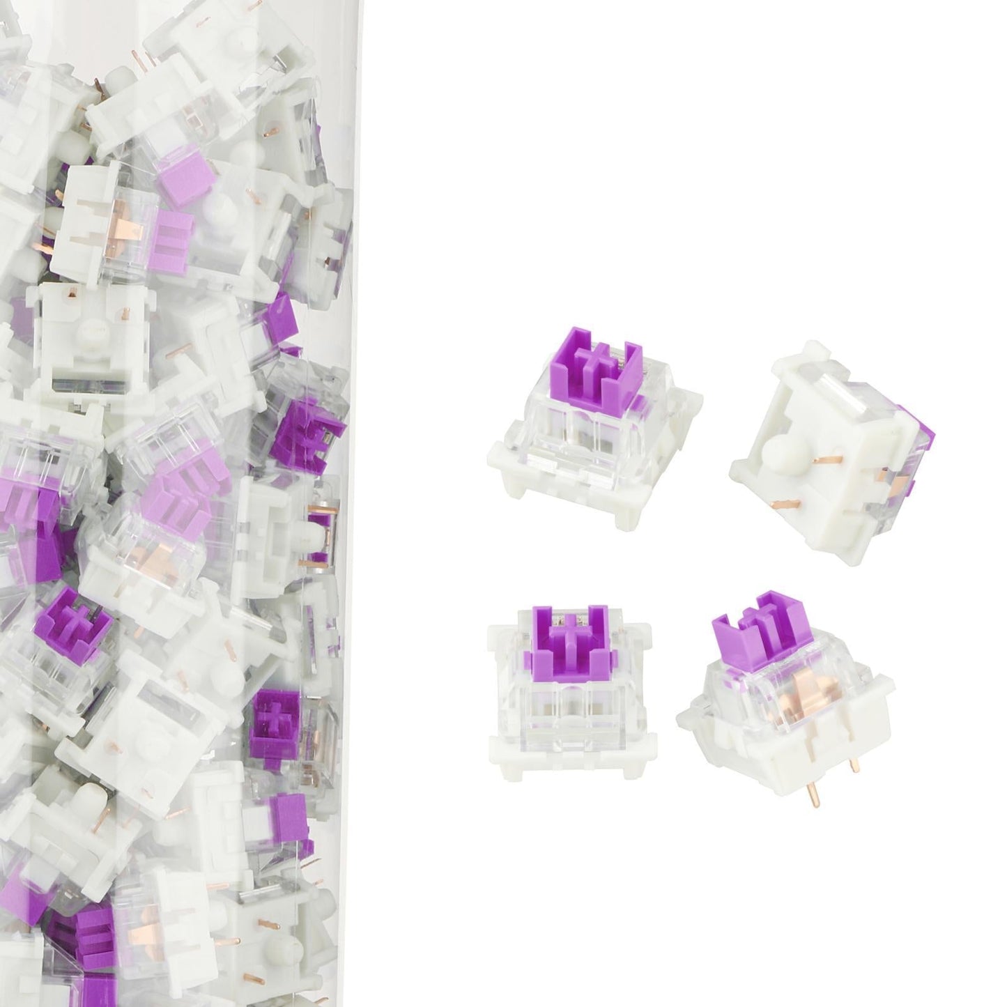 Mechanical Keyboard Switches for MX Switch Keyboard Beginner Enthusiast Dustproof Purple 90