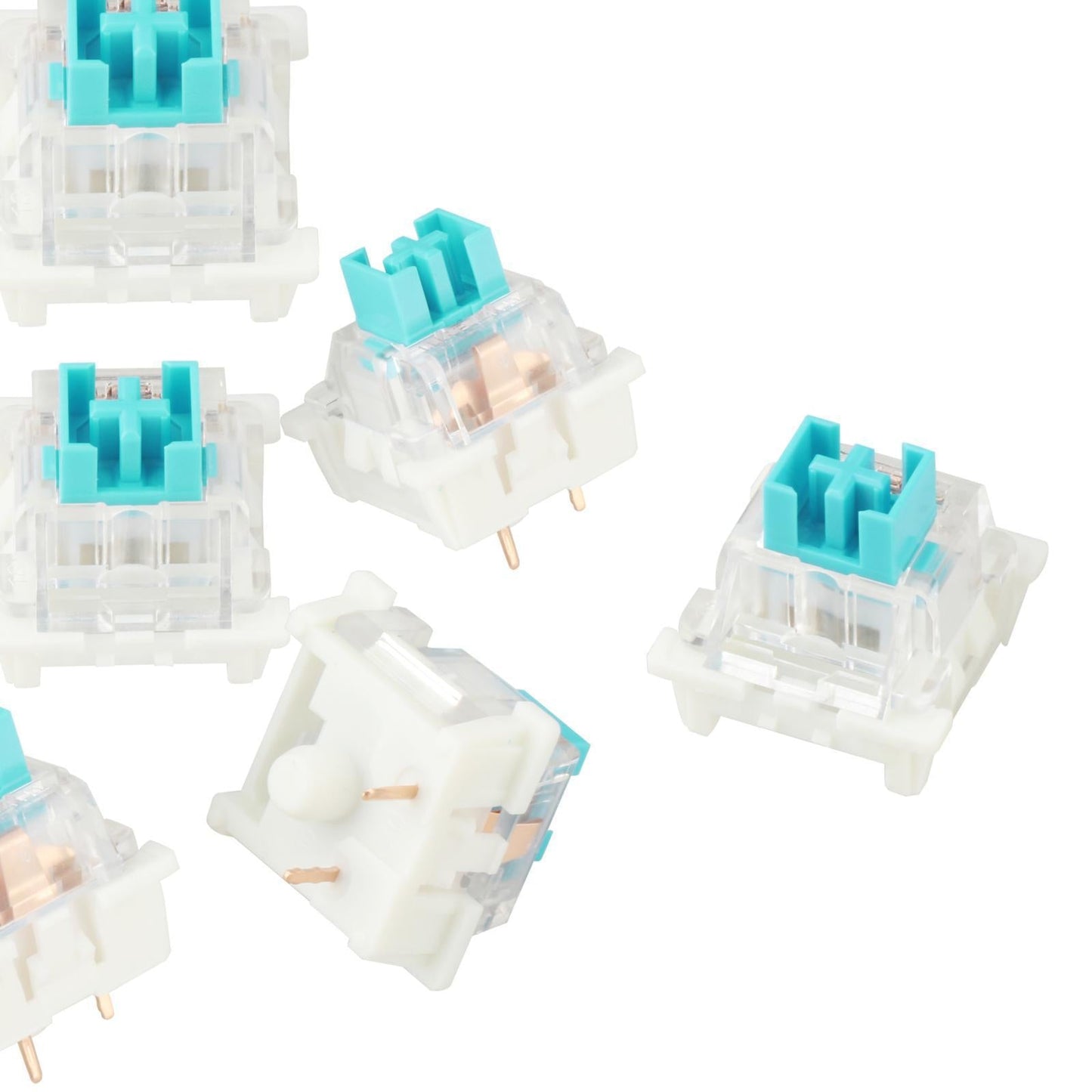 3Pin Mechanical Keyboard Switches RGB LED SMD Gaming for Keyboard Beginner Dustproof Green