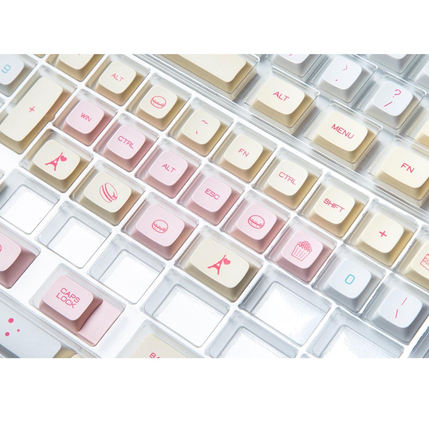 PBT Keycaps 131 Keys Kits Durable for CHERRY MX Switches Mechanical Keyboard