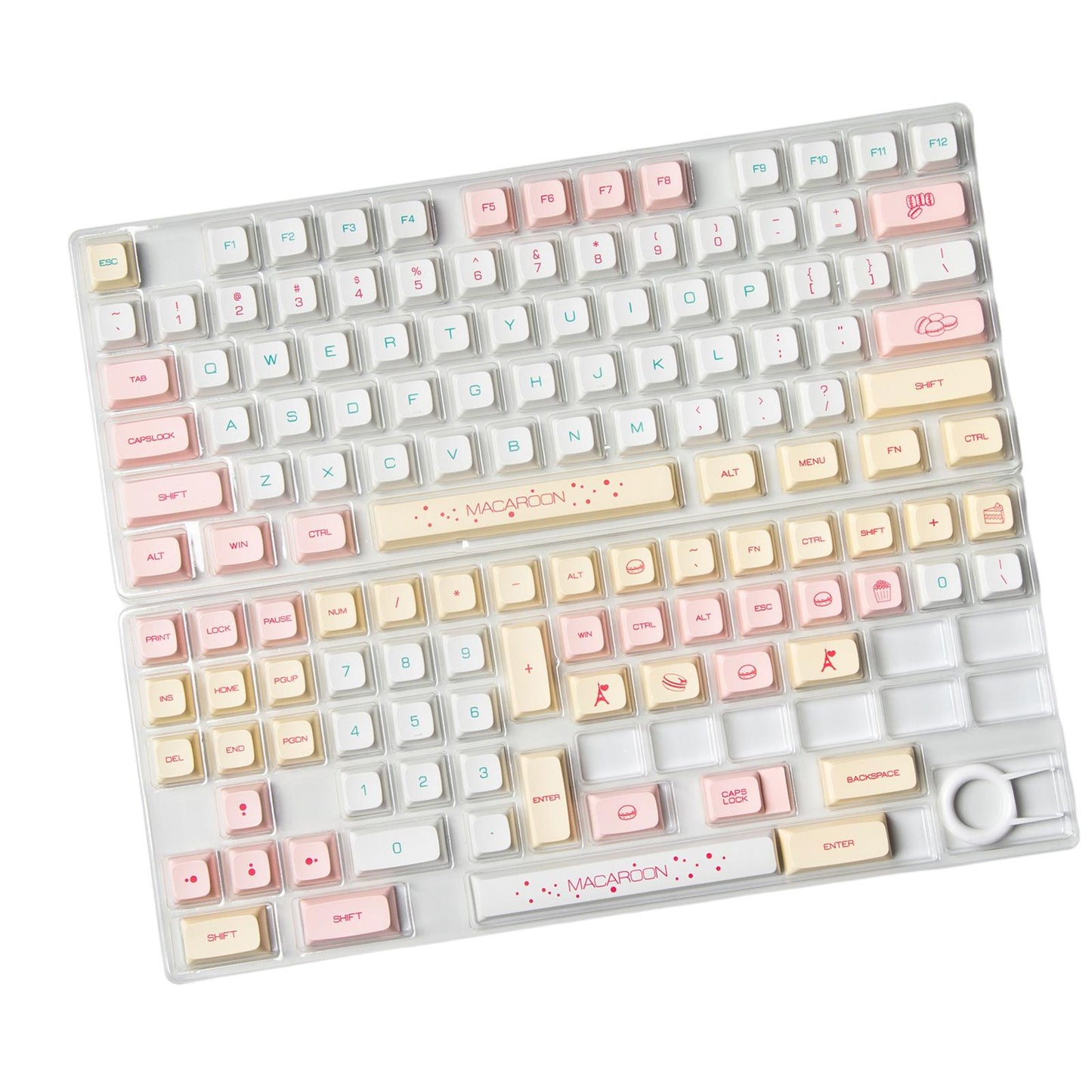 PBT Keycaps 131 Keys Kits Durable for CHERRY MX Switches Mechanical Keyboard