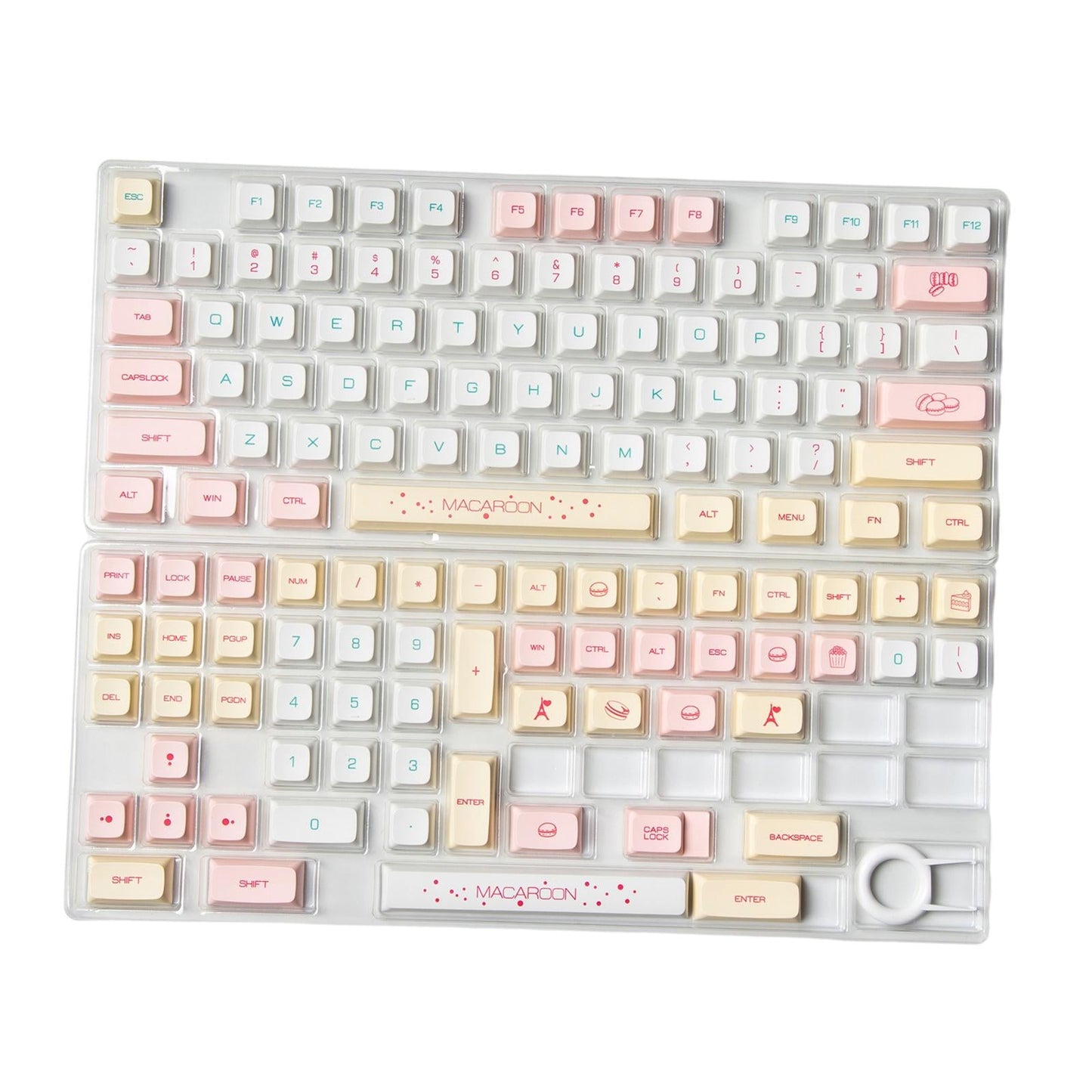 PBT Keycaps 131 Keys Kits Durable for CHERRY MX Switches Mechanical Keyboard