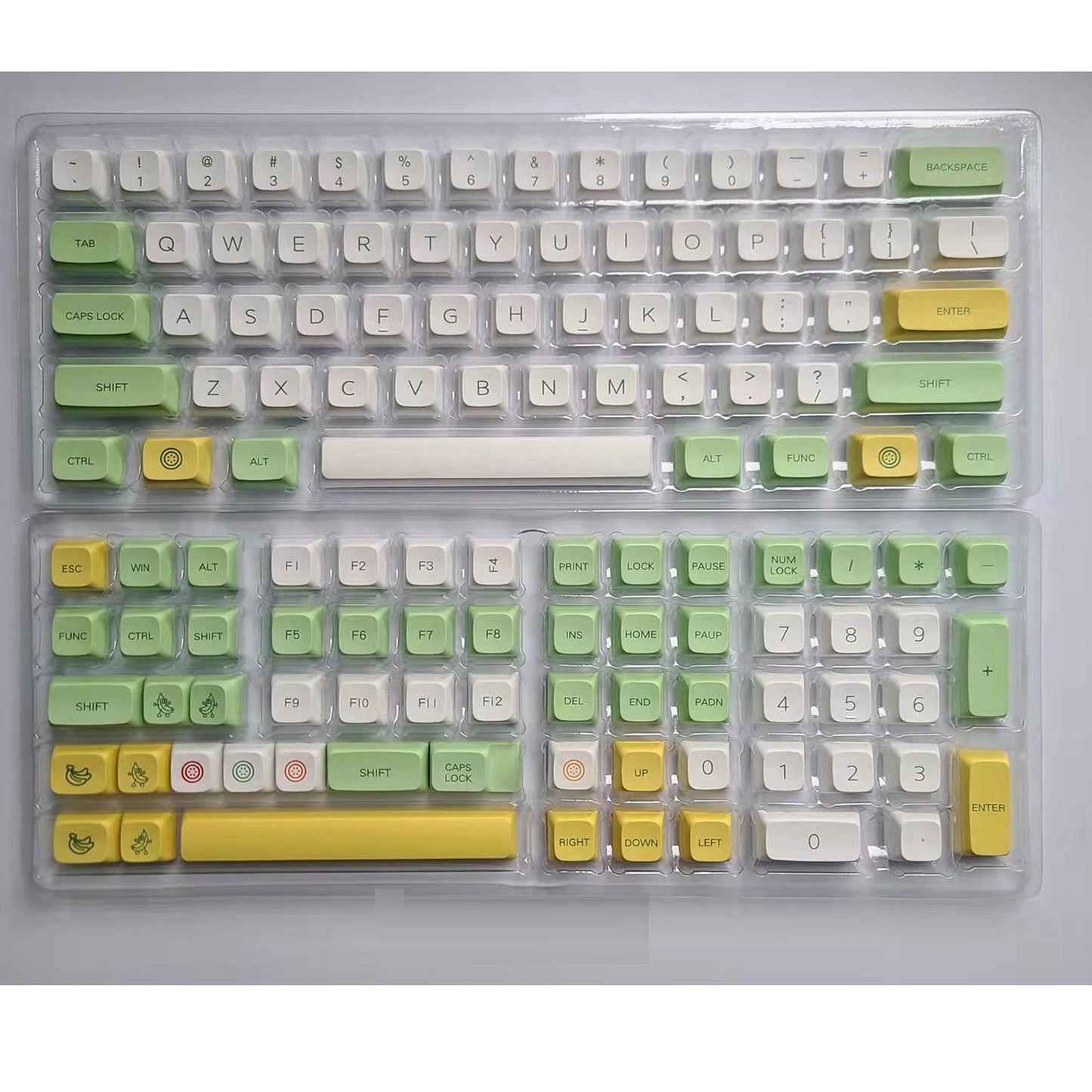 PBT Keycaps 135 Keys Kits Xda Profile Durable for Gaming Mechanical Keyboard